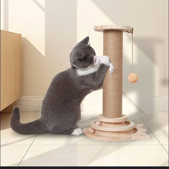 Arbre - griffoir à chat en bois - NaturDesign - Chatyfyclub