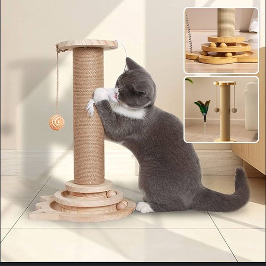 Arbre - griffoir à chat en bois - NaturDesign - Chatyfyclub