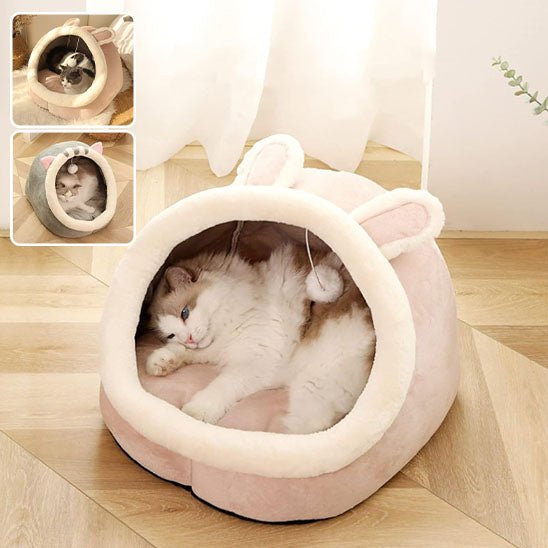 Jeu pour chat - Niche avec boule - Chatyfyclub