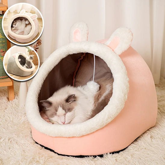 Jeu pour chat - Niche avec boule - Chatyfyclub