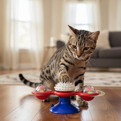 Jeu pour chat | Plateau rotatif Interactif - Chatyfyclub