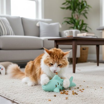 Jeu pour chat - Requin distributeur de friandises - Chatyfyclub