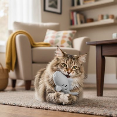 Jeu pour chat - Requin distributeur de friandises - Chatyfyclub