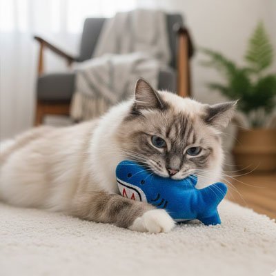 Jouet pour chat - animaux marins - Chatyfyclub