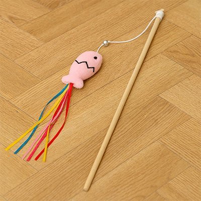 Jouet pour chat interactif - Canne à pêche - Chatyfyclub