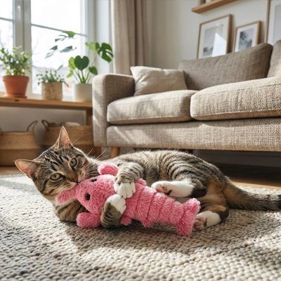 Jouet pour chat interactif - Crevette - Chatyfyclub