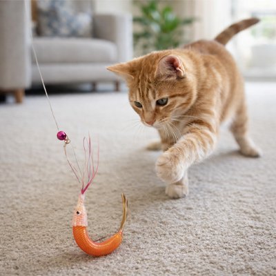 Jouet pour chat interactif - Hameçon - Chatyfyclub