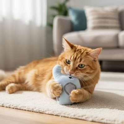 Jouet pour chat - Jouets en peluche banane, baleine et éléphant - Chatyfyclub