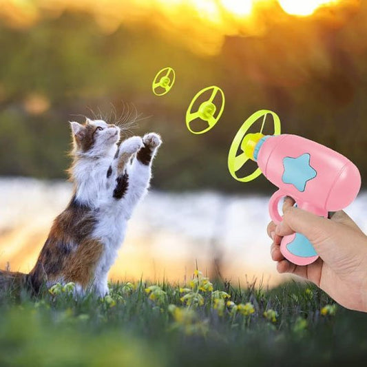 Jouet pour chat - Pistolet à hélice