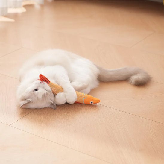 Jouet pour chat - Poisson en peluche - Chatyfyclub