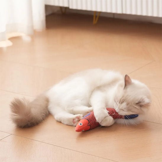 Jouet pour chat - Poisson en peluche - Chatyfyclub