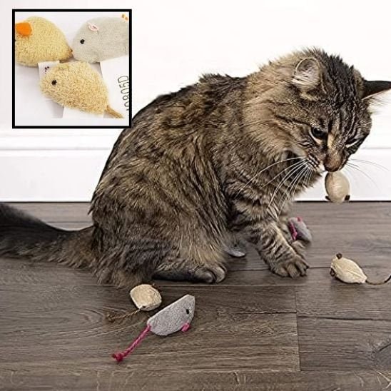 Jouet pour chat - Souris en peluche - Chatyfyclub