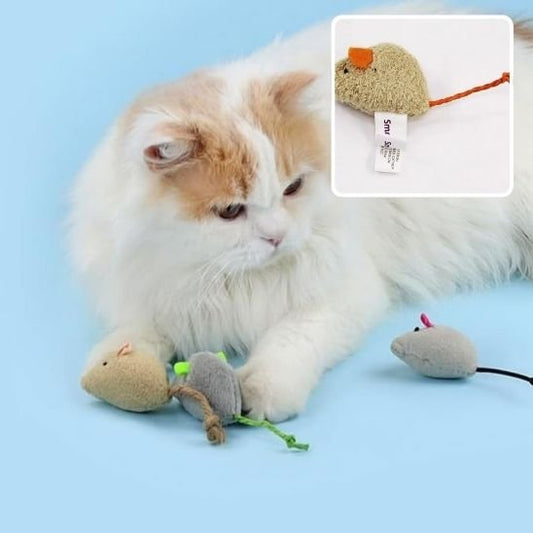 Jouet pour chat - Souris en peluche - Chatyfyclub