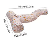 Jeu pour  Chat - Tunnel avec carottes